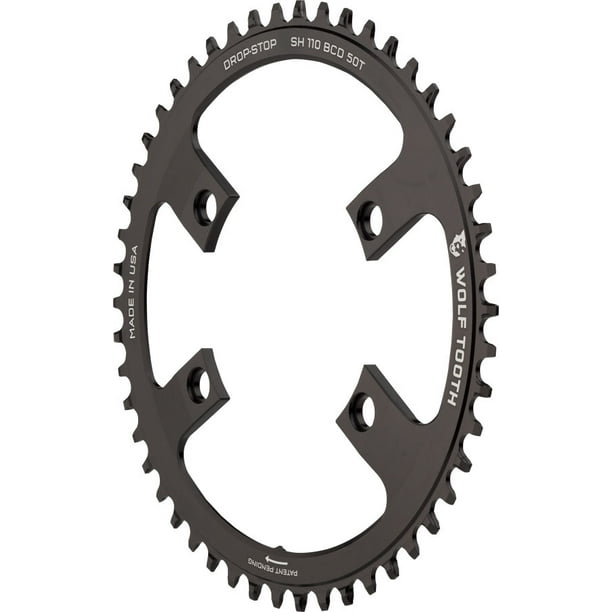 32T x 96 BCD Shimano Symmetric Wolf Tooth Components Drop-Stop Chainring